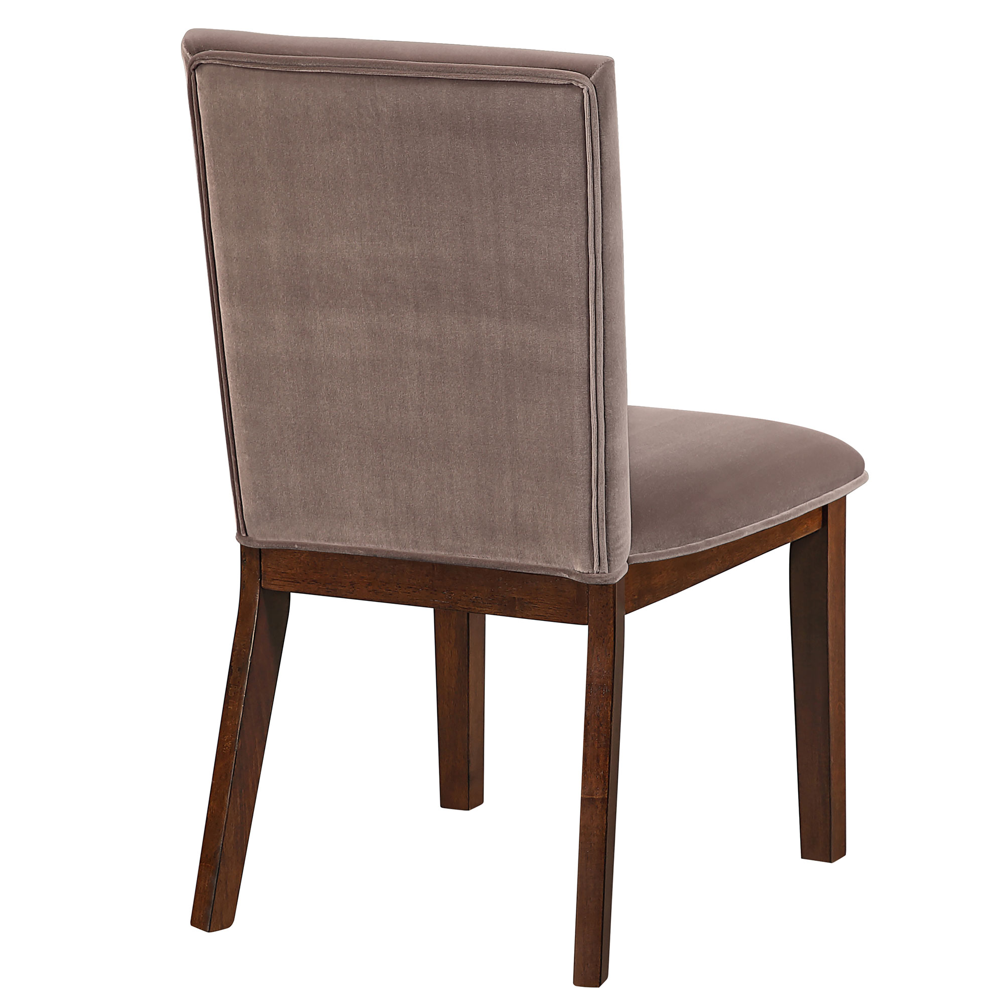 ZEN SIDE CHAIR, BROWN VELVET - Image 5