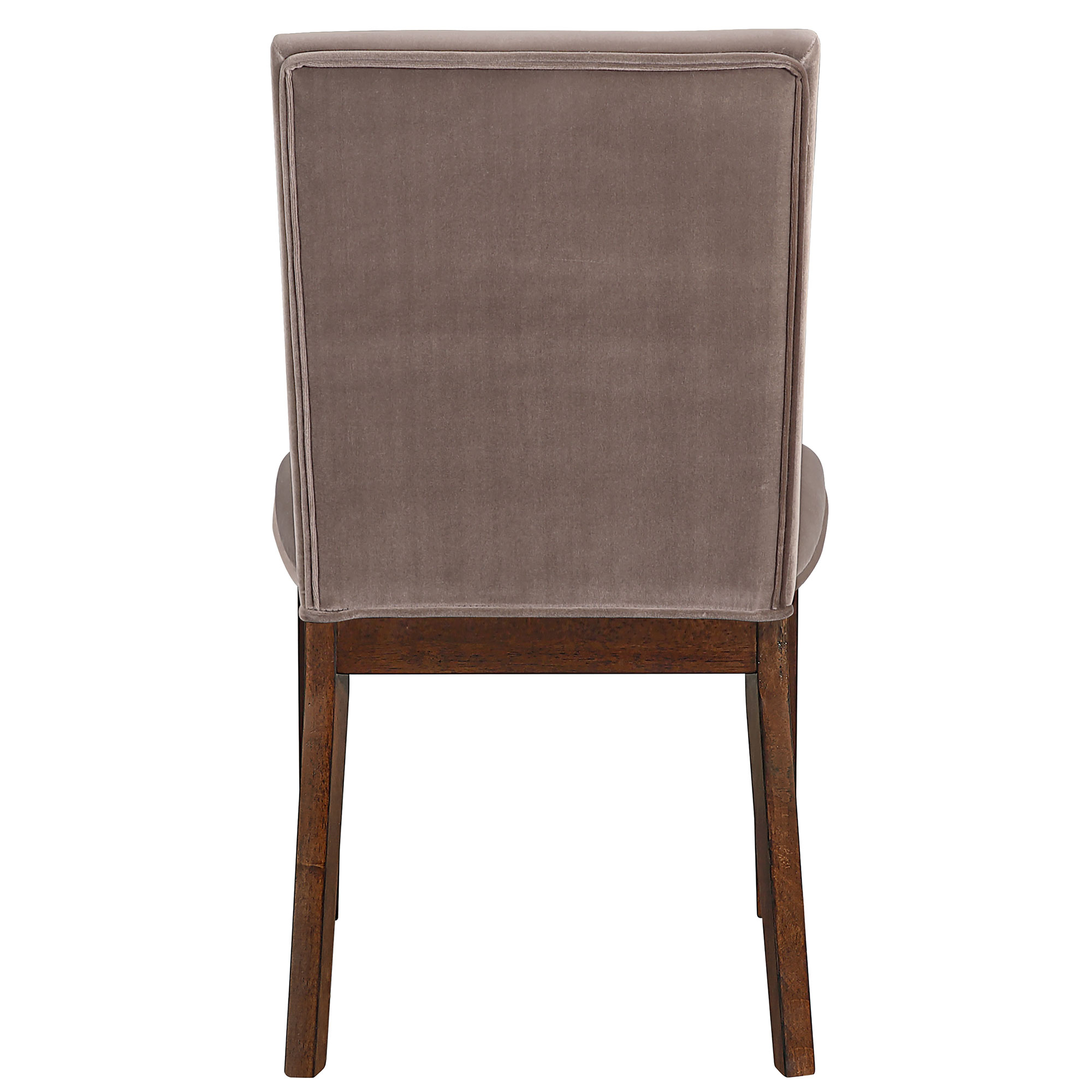 ZEN SIDE CHAIR, BROWN VELVET - Image 2