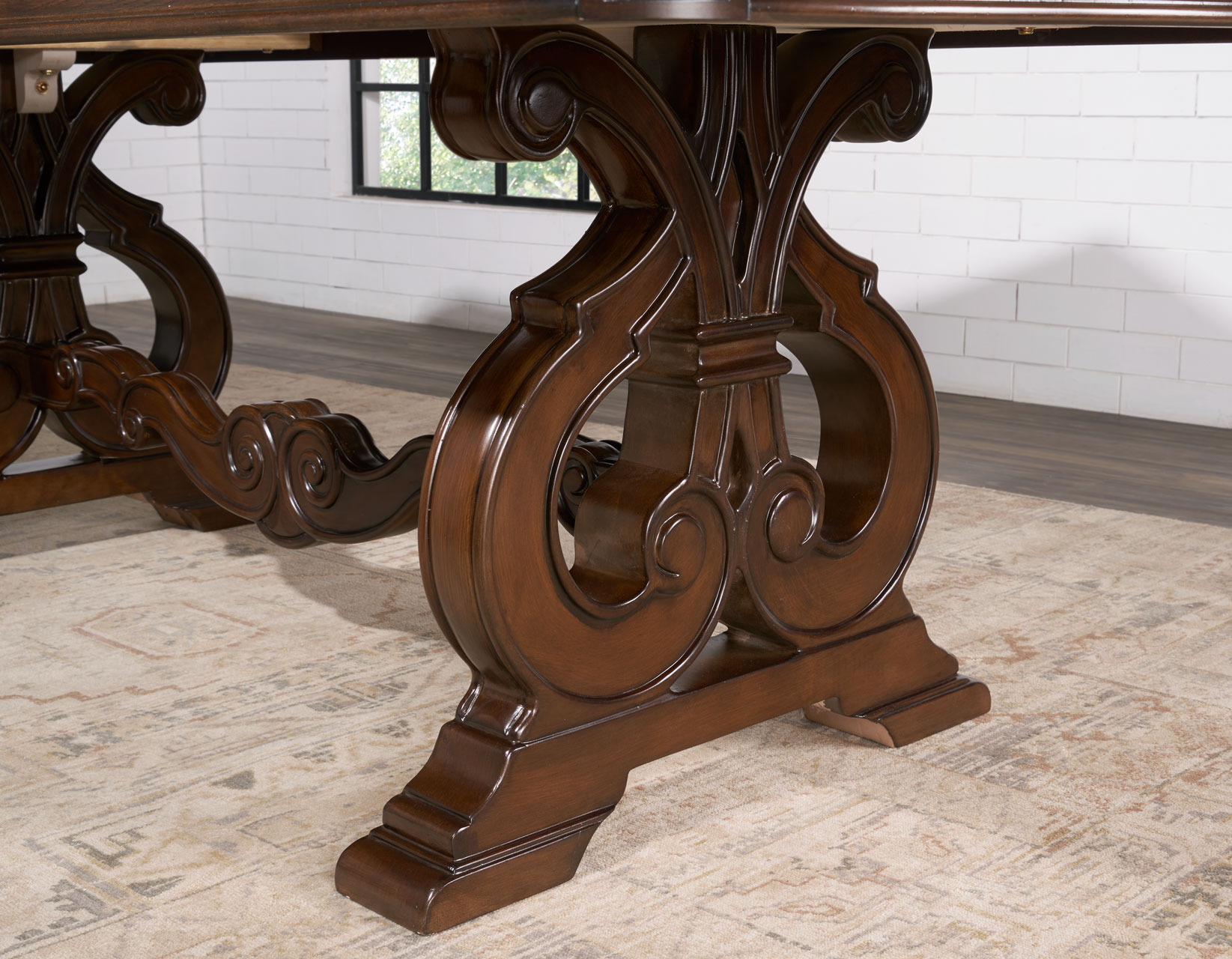 ROYALE 76-96 INCH TABLE WITH 20 INCH LEAF - Image 4