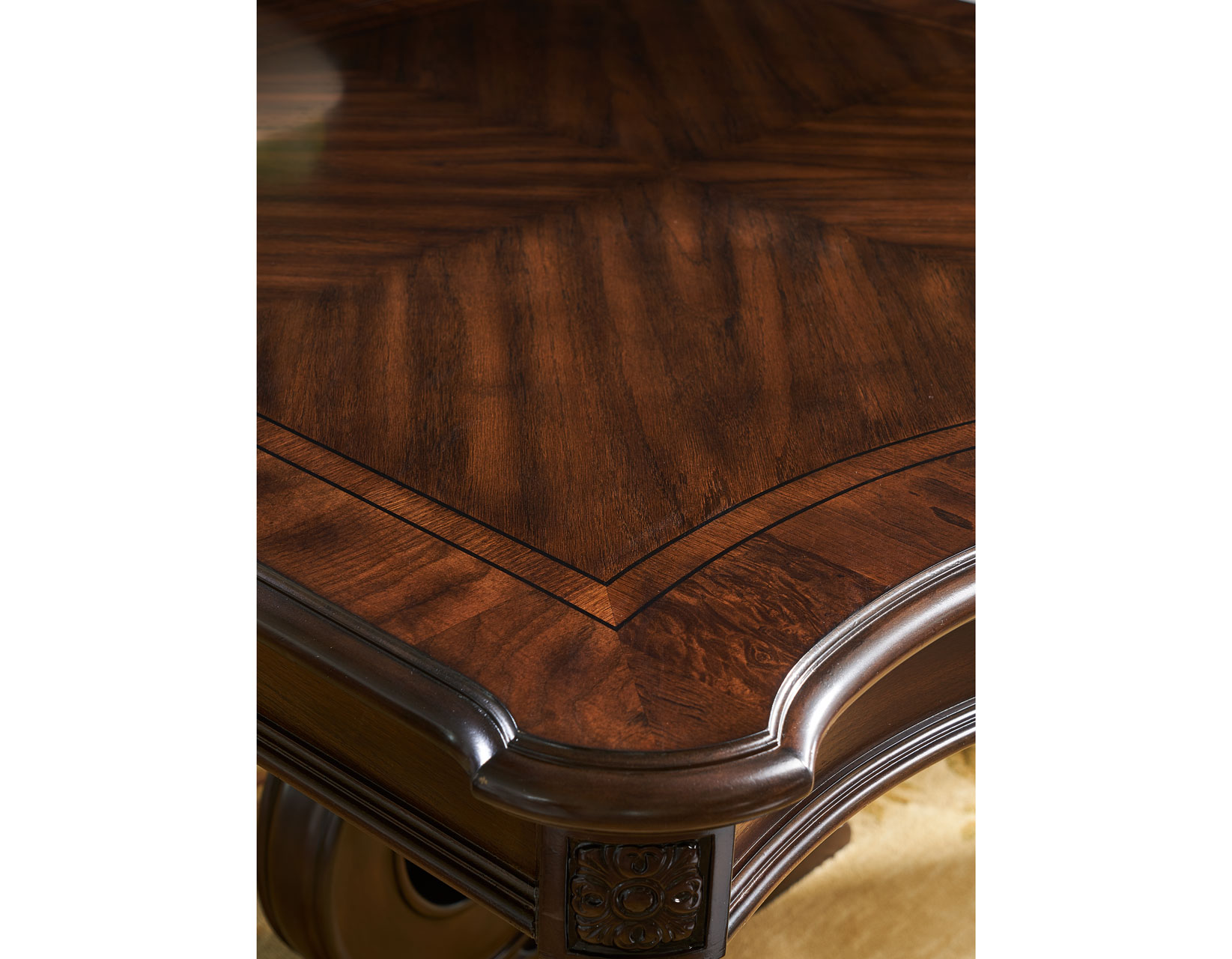 ROYALE 76-96 INCH TABLE WITH 20 INCH LEAF - Image 8