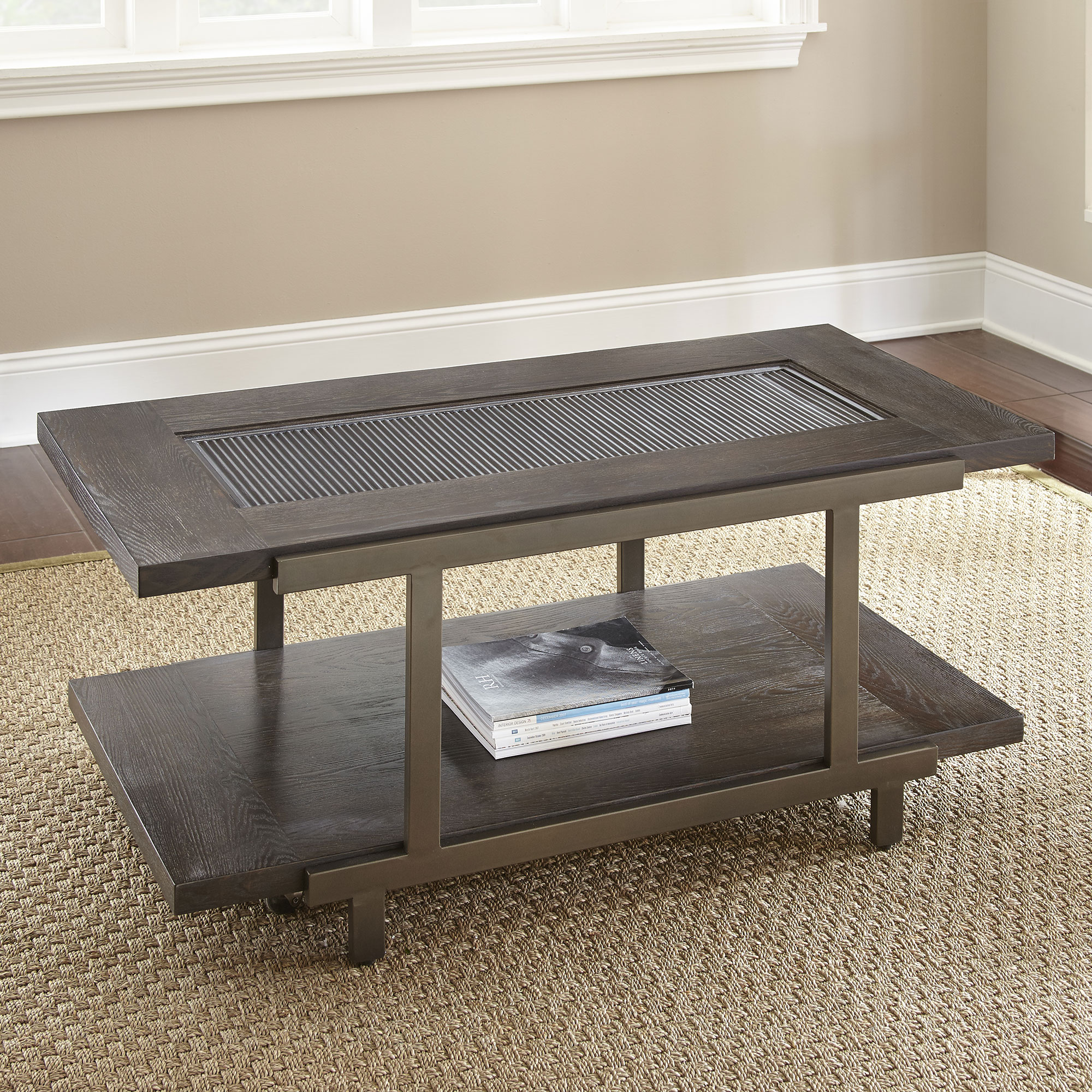 Terrell, Cocktail Table, Castered