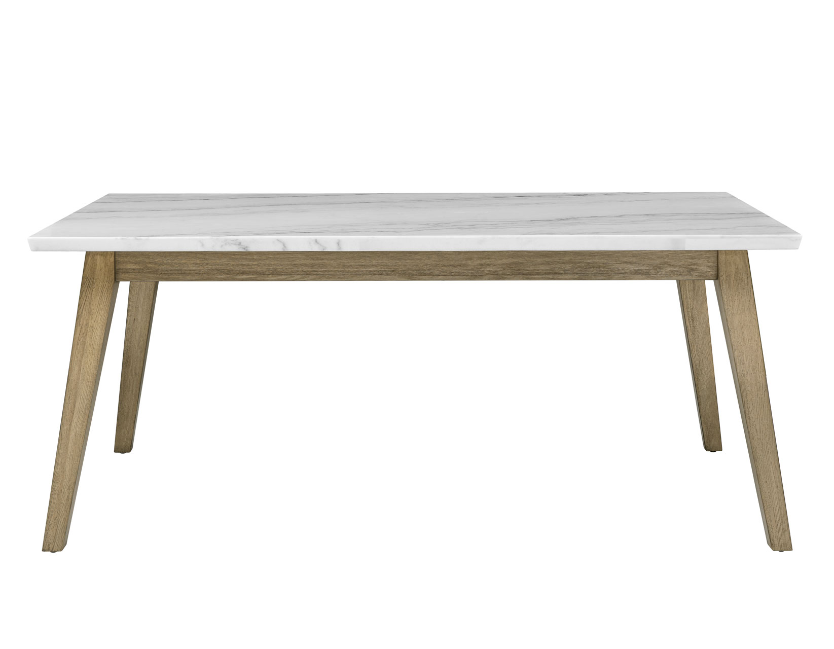 Vida 5-Piece White Marble Dining Set - Image 10