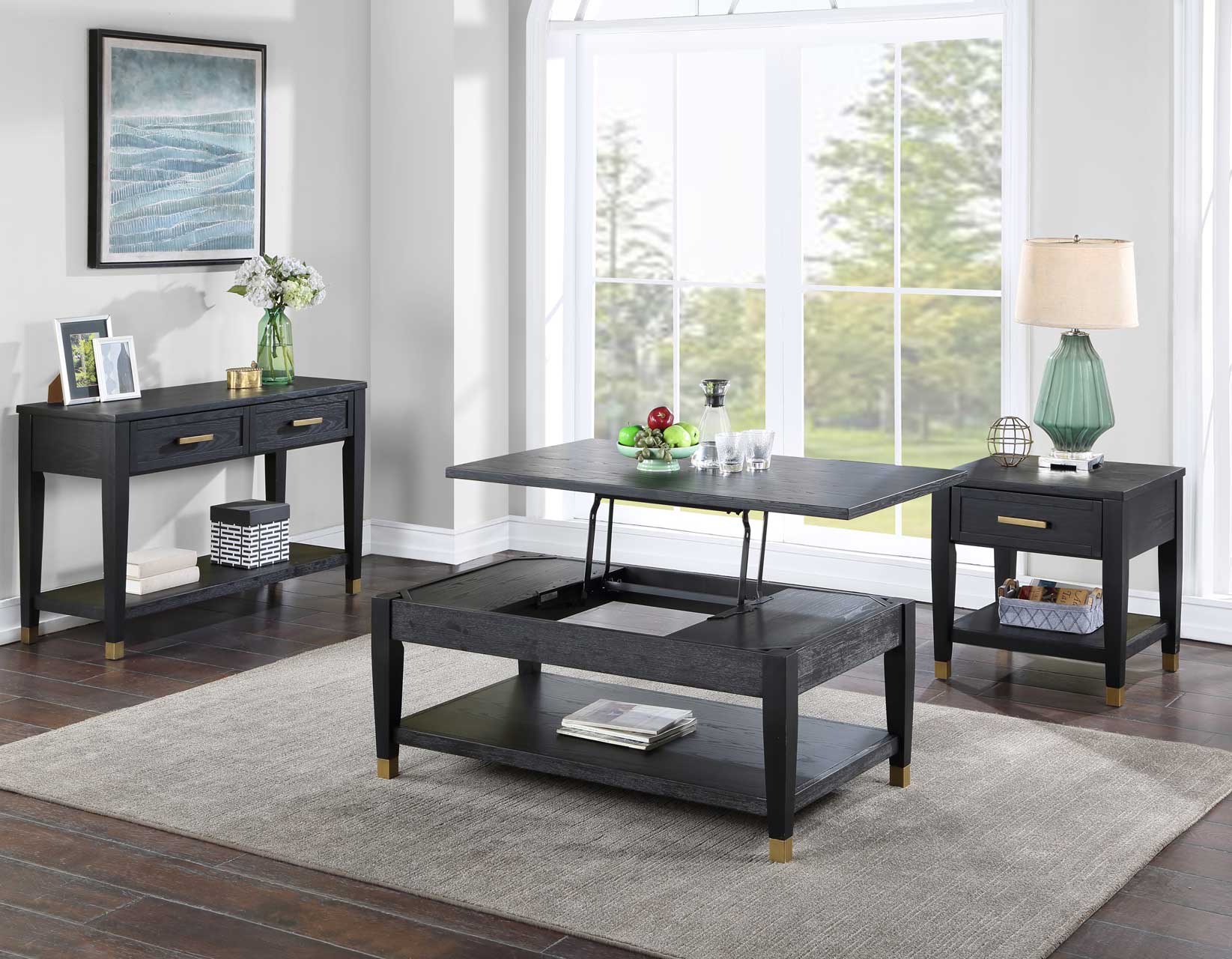 Yves, Lift-Top Cocktail Table - Image 5