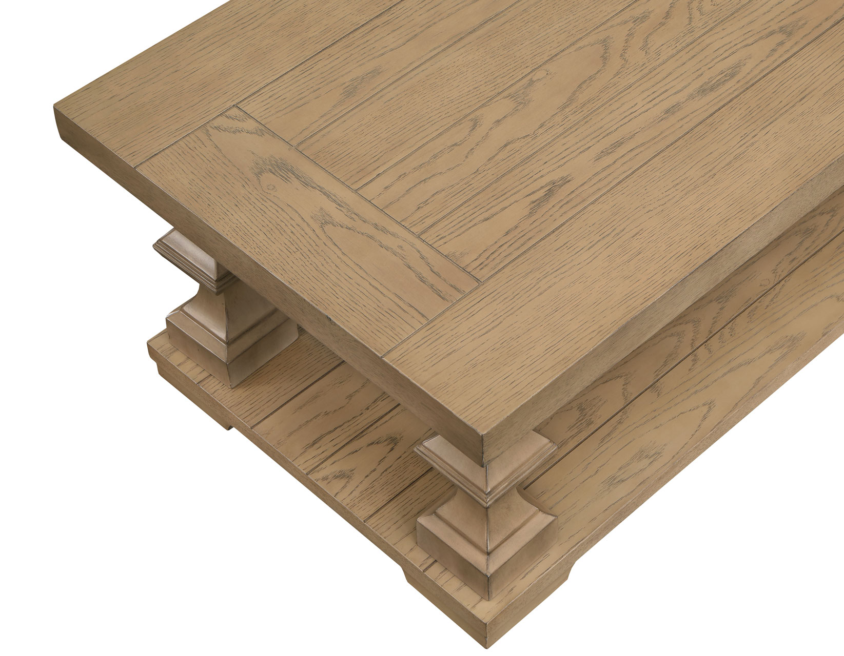 Dory Coffee Table with Casters, Sand - Image 6