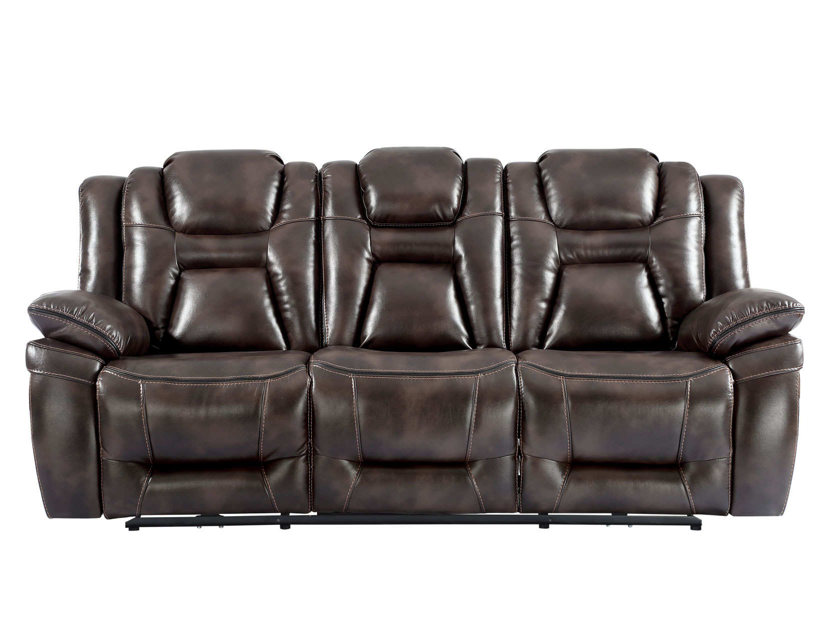 Oportuna Dual-Power Reclining Sofa w/Drop-Down Table - Image 4