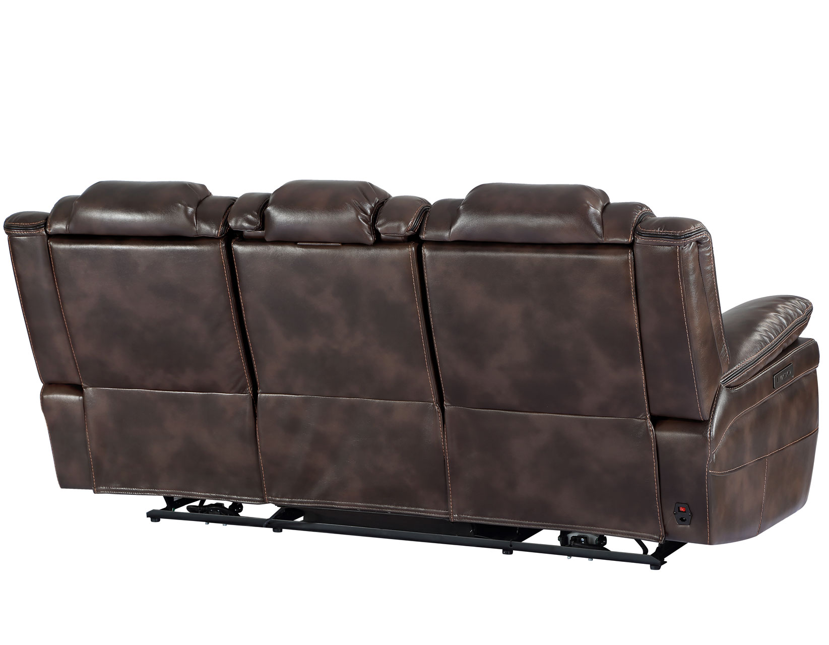 Oportuna Dual-Power Reclining Sofa w/Drop-Down Table - Image 8