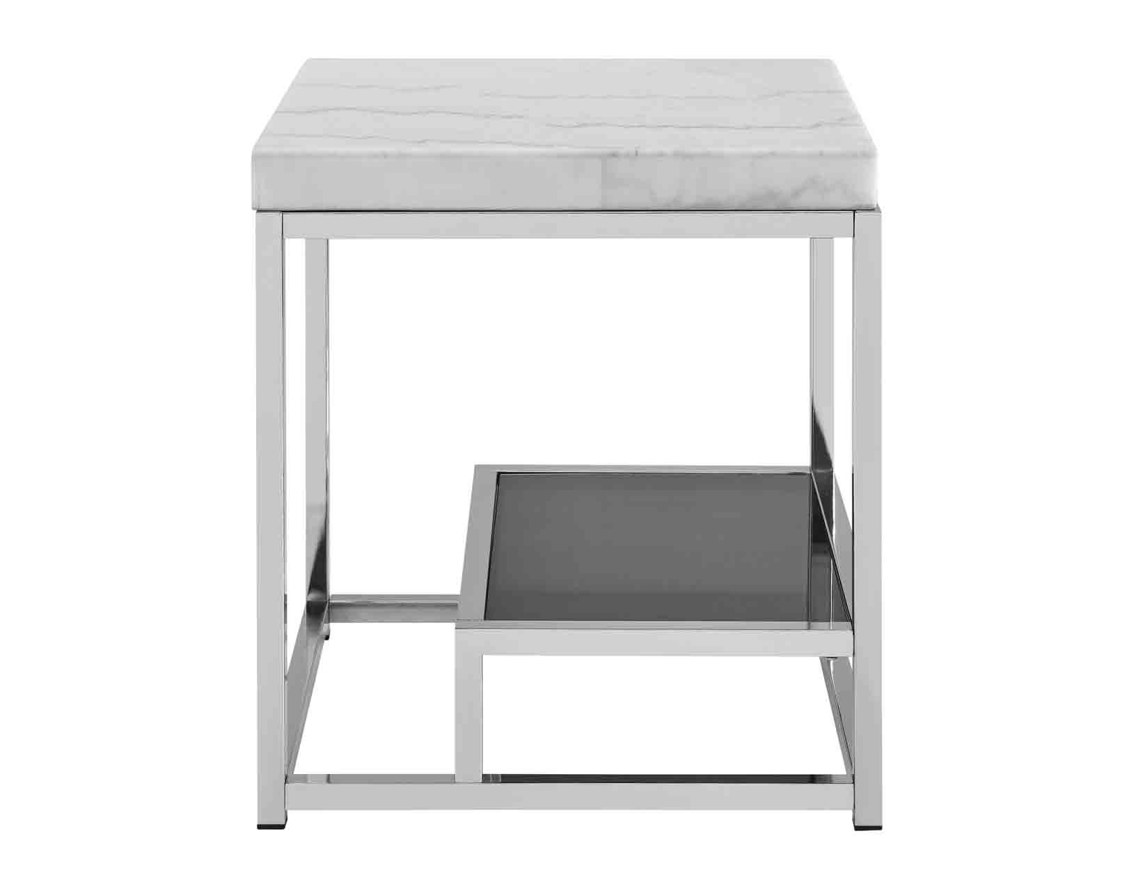 Aston, End Table, White Marble Top - Image 3