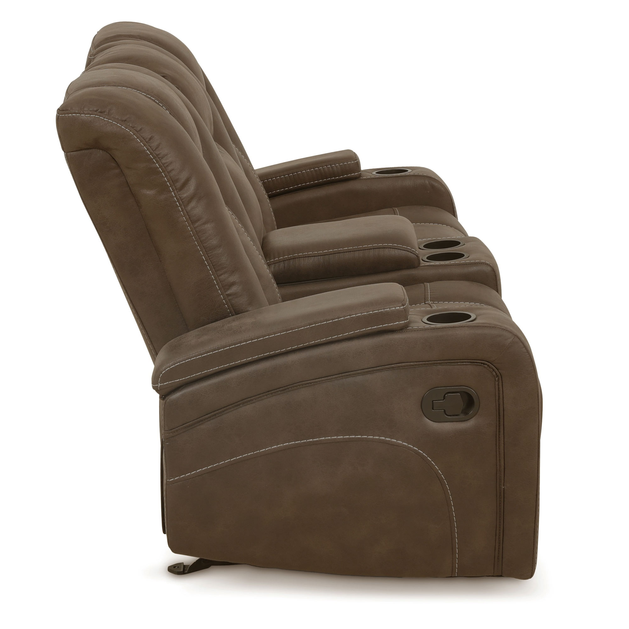 Marlow Sofa, Manual Reclining, Brown - Image 3