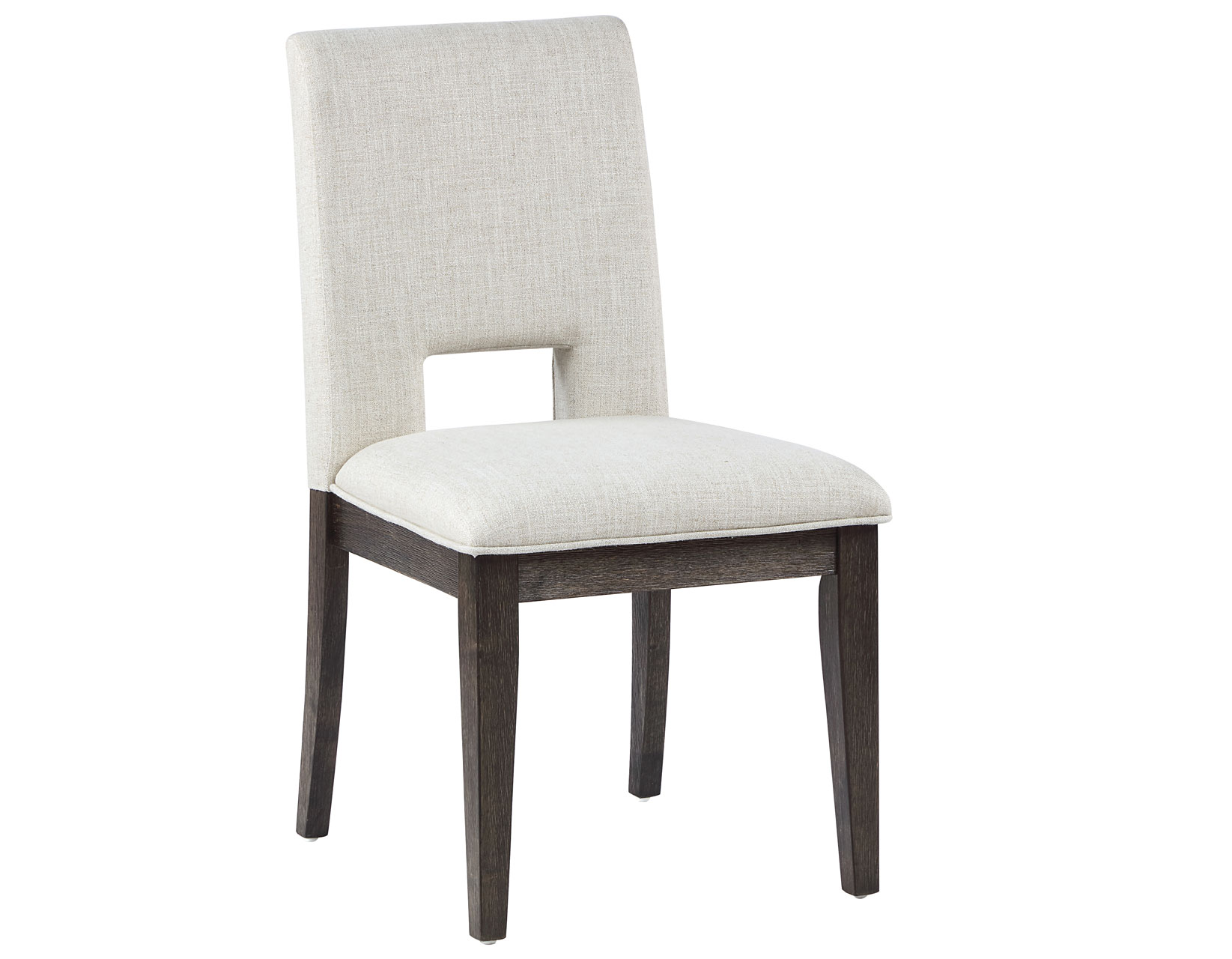 Evan 52-inch Round 5-Piece Dining Set with Eggshell Linen-Look Chairs - Image 18