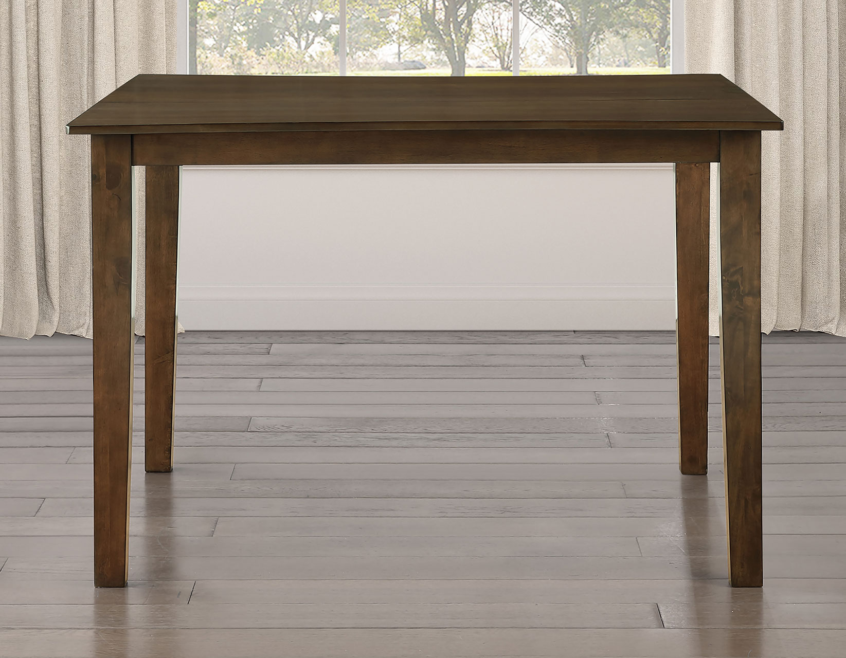 Joplin 5-Piece Counter Dining Set, Walnut Finish - Image 4