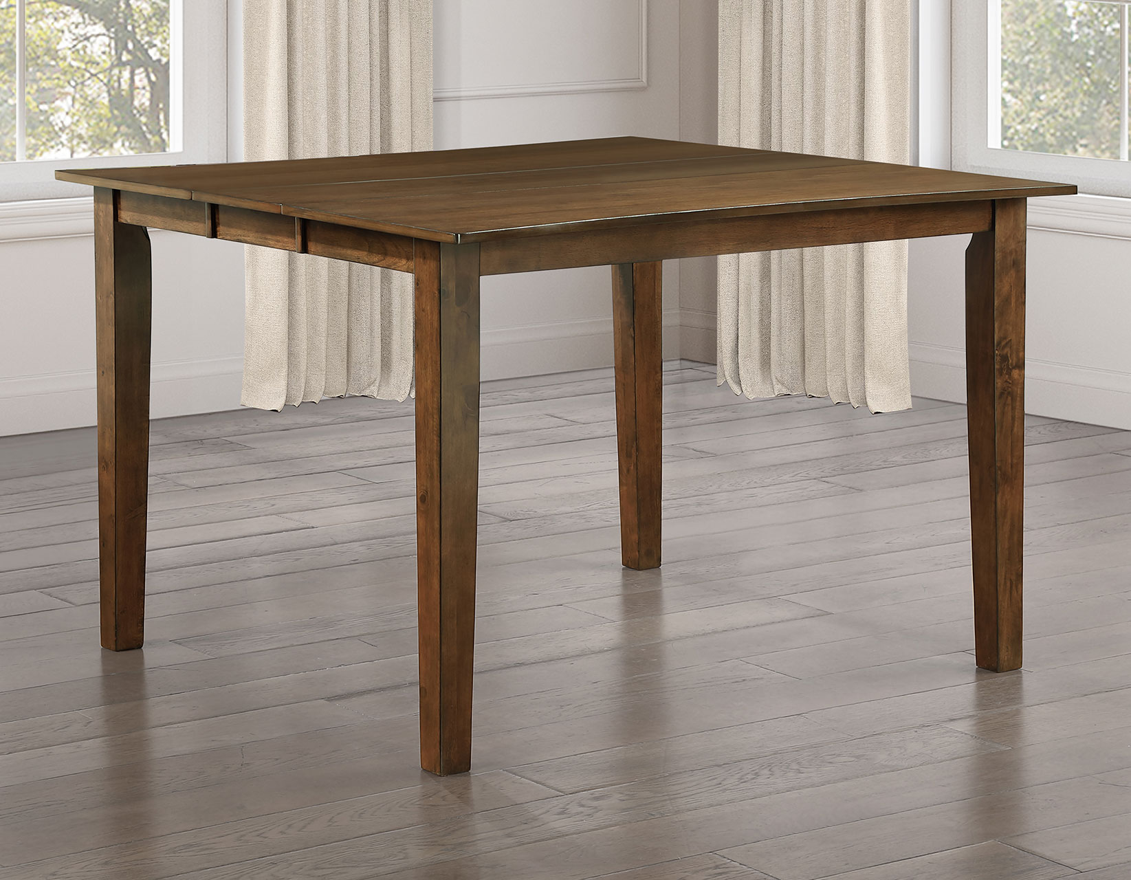 Joplin 5-Piece Counter Dining Set, Walnut Finish - Image 5